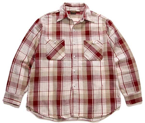 70s BIG YANKビッグヤンク チェック コットン フランネルシャツ 16