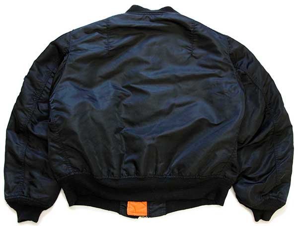 90s USA製 ALPHAアルファ MA-1 フライトジャケット 黒 L - Sixpacjoe