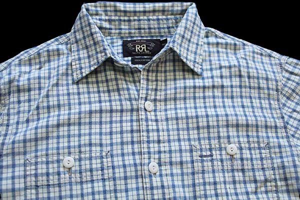 RRL ダブルアールエル ラルフローレン チェック マチ付き コットン