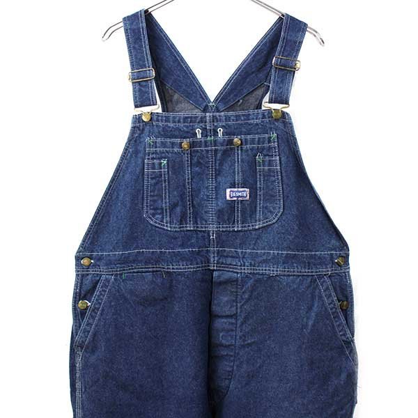 80s USA製 BIG SMITHビッグスミス デニム オーバーオール w44