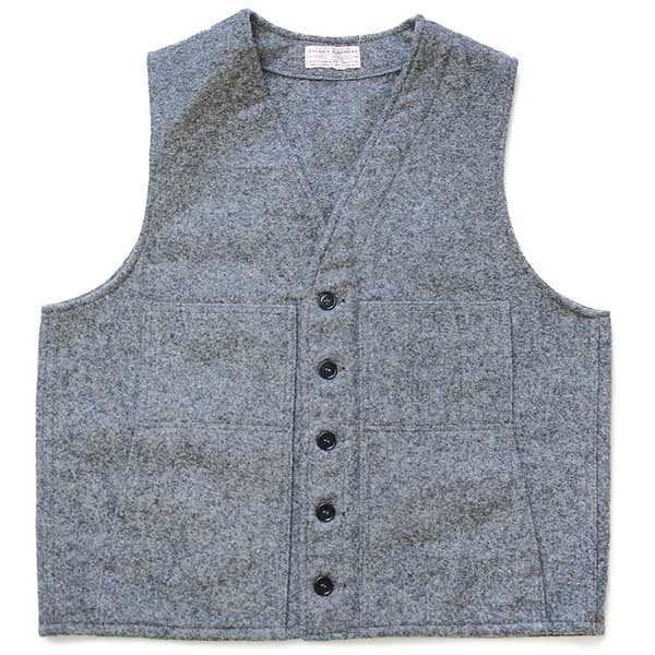 90s FILSONフィルソン マッキーノ ウールベスト グレー - Sixpacjoe