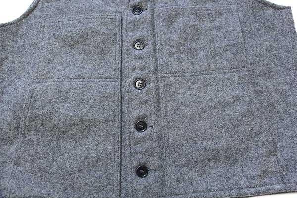 90s FILSONフィルソン マッキーノ ウールベスト グレー - Sixpacjoe