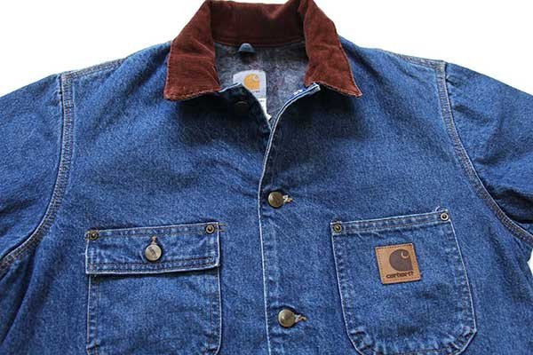 00s USA製 carharttカーハート ブランケットライナー デニム