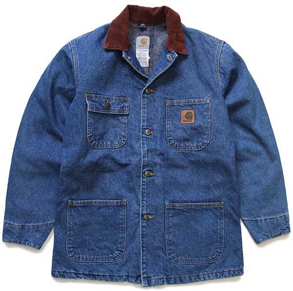 00s USA製 carharttカーハート ブランケットライナー デニム
