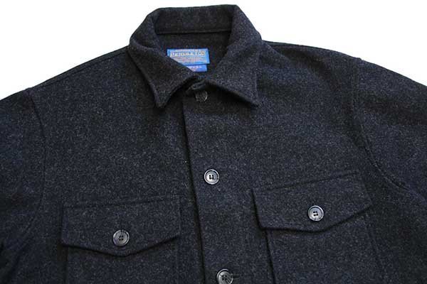 90s USA製 PENDLETONペンドルトン 無地 ウールジャケット