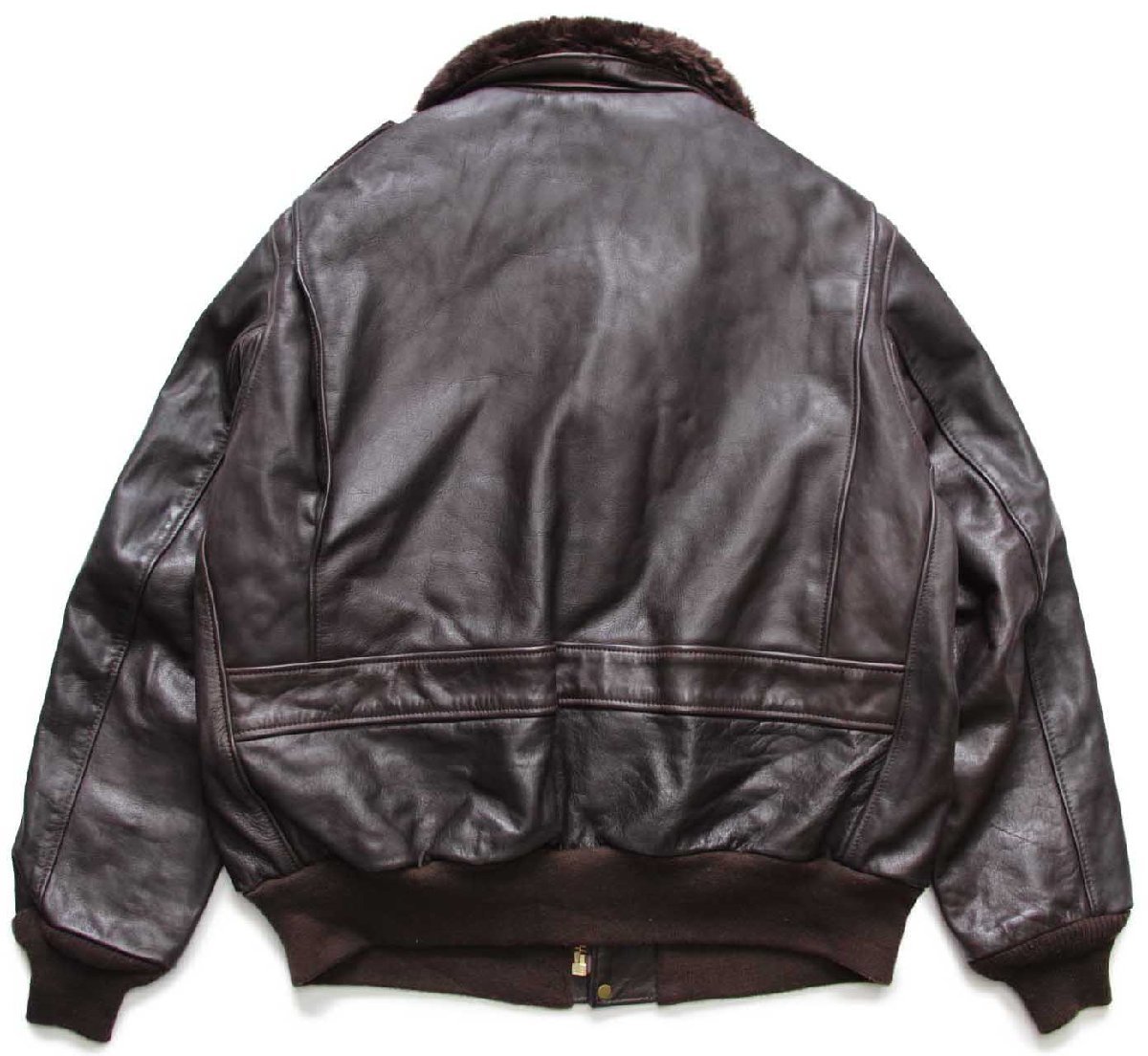 USA製 Schottショット A-2タイプ 184F ロゴ刺繍 襟ボア&ライナー付き