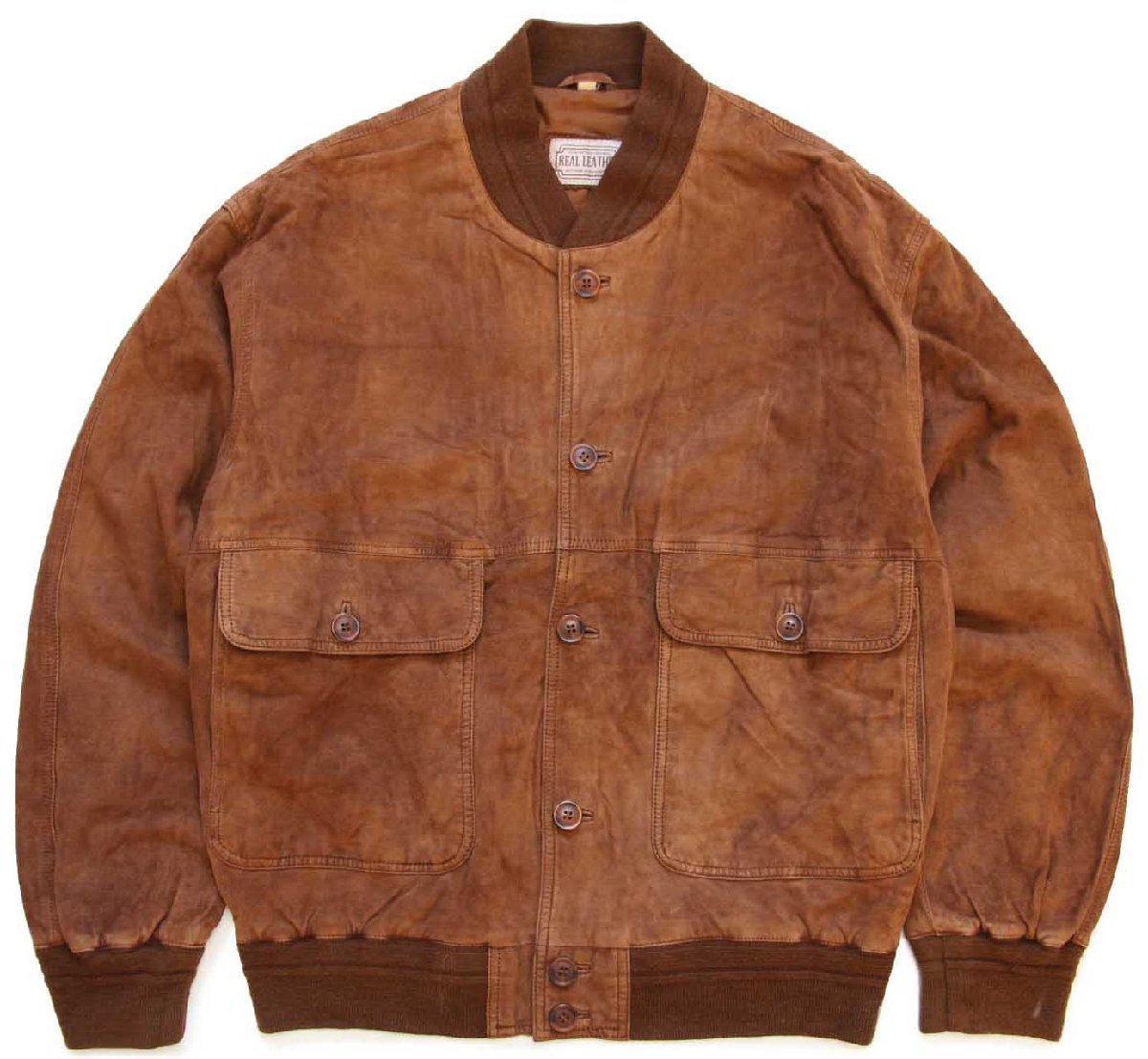 90s UNKNOWN A-1タイプ ディアスキン スエード レザージャケット