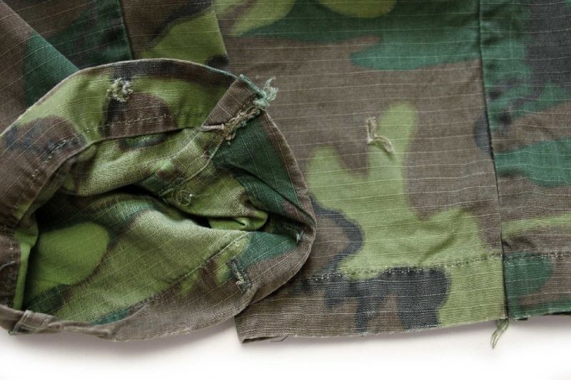 60s 米軍 U.S.ARMY ERDL グリーンリーフカモ ジャングルファティーグ