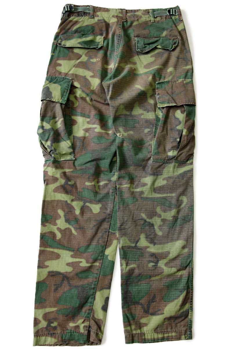 60s 米軍 U.S.ARMY ERDL グリーンリーフカモ ジャングルファティーグ