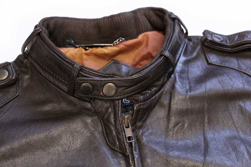 80s MEMBERS ONLYメンバーズオンリー スタンドカラー シングル