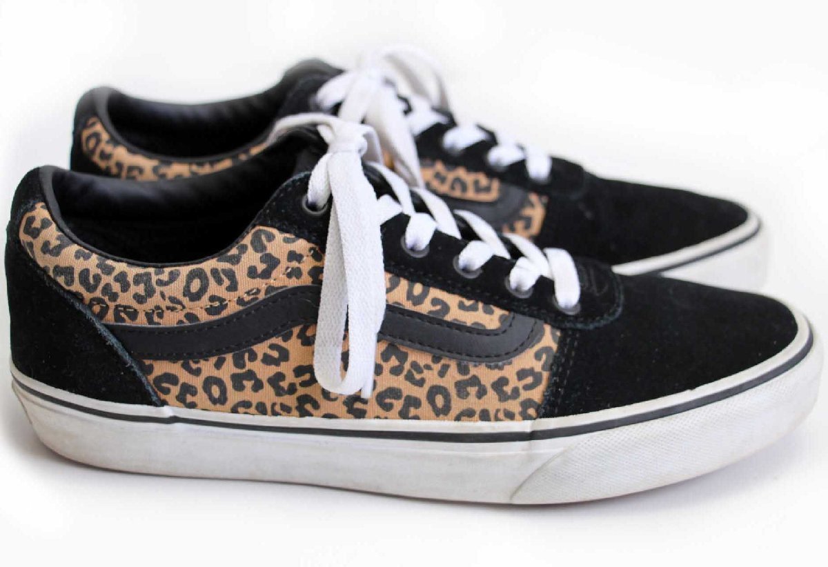 VANSバンズ OLD SKOOLオールドスクール レオパード柄 W9/25.5cm