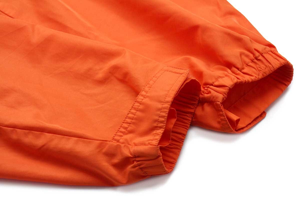 EddieBauerエディーバウアー ロゴ刺繍 ナイロンジャケット オレンジ XL