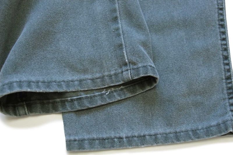 90s USA製 DOCKERSドッカーズ ダック地 パンツ グリーングレー w33 L32