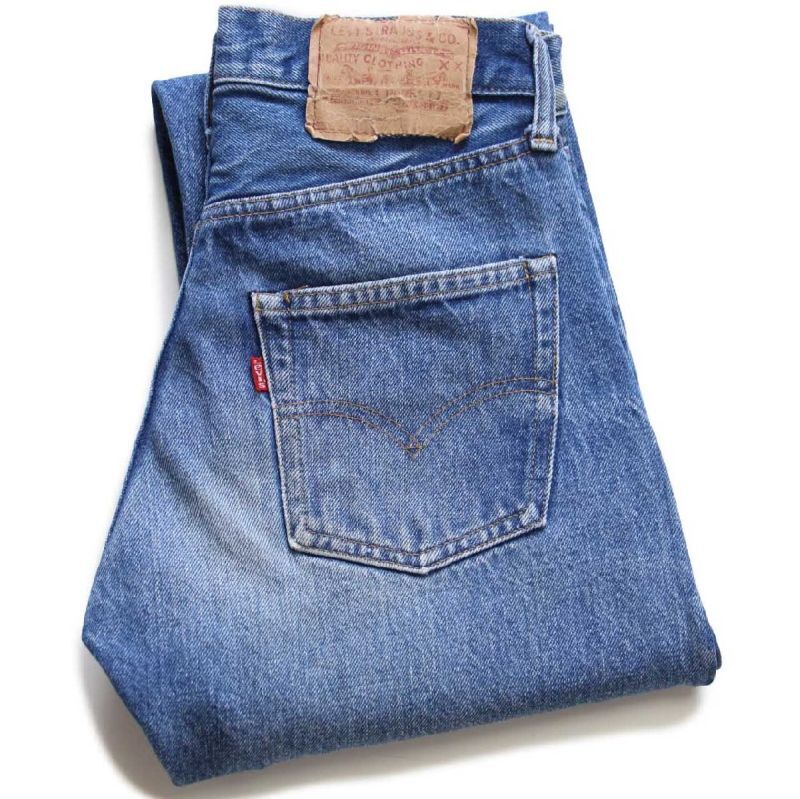 70s USA製 Levi'sリーバイス 501 66後期 デニムパンツ W27 - Sixpacjoe