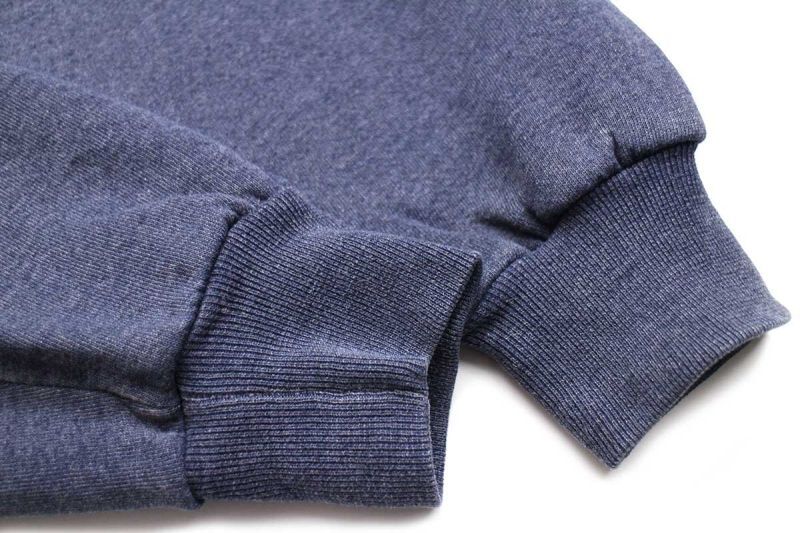 90s メキシコ製 RUSSELLラッセル 無地 前V スウェット ネイビーグレー