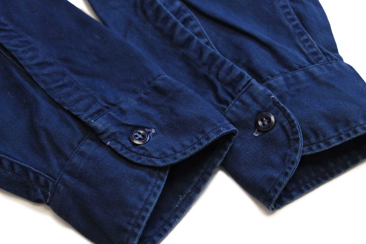 い*も様 50s vintage USA製 ツイルシャツ マチ付き コットン L い*も様
