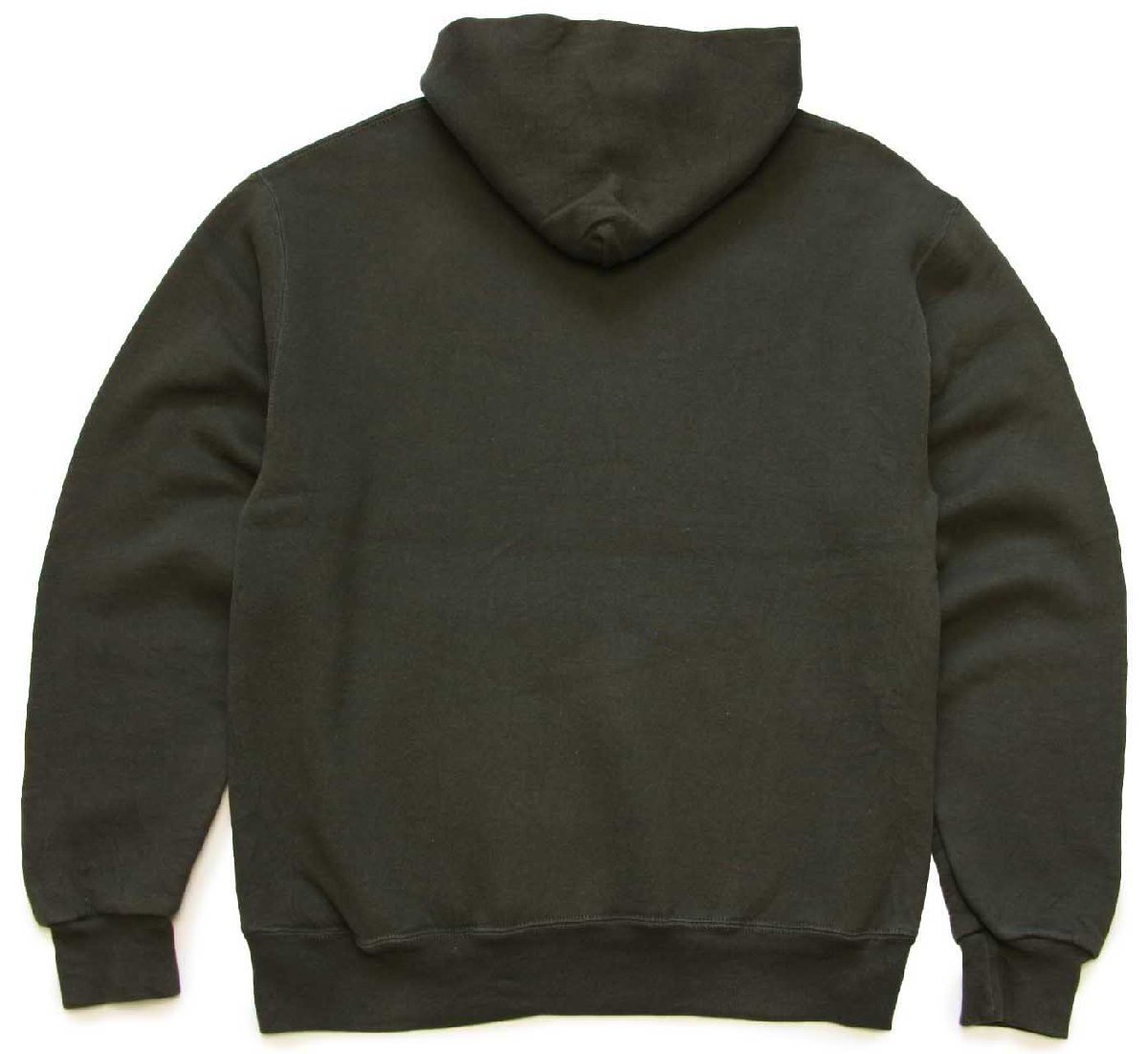 90s メキシコ製 RUSSELLラッセル 無地 スウェットパーカー 深緑 M