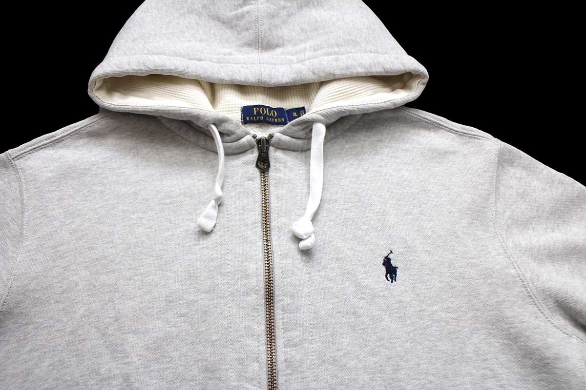 ポロ ラルフローレン ワンポイント フード裏サーマル スウェット