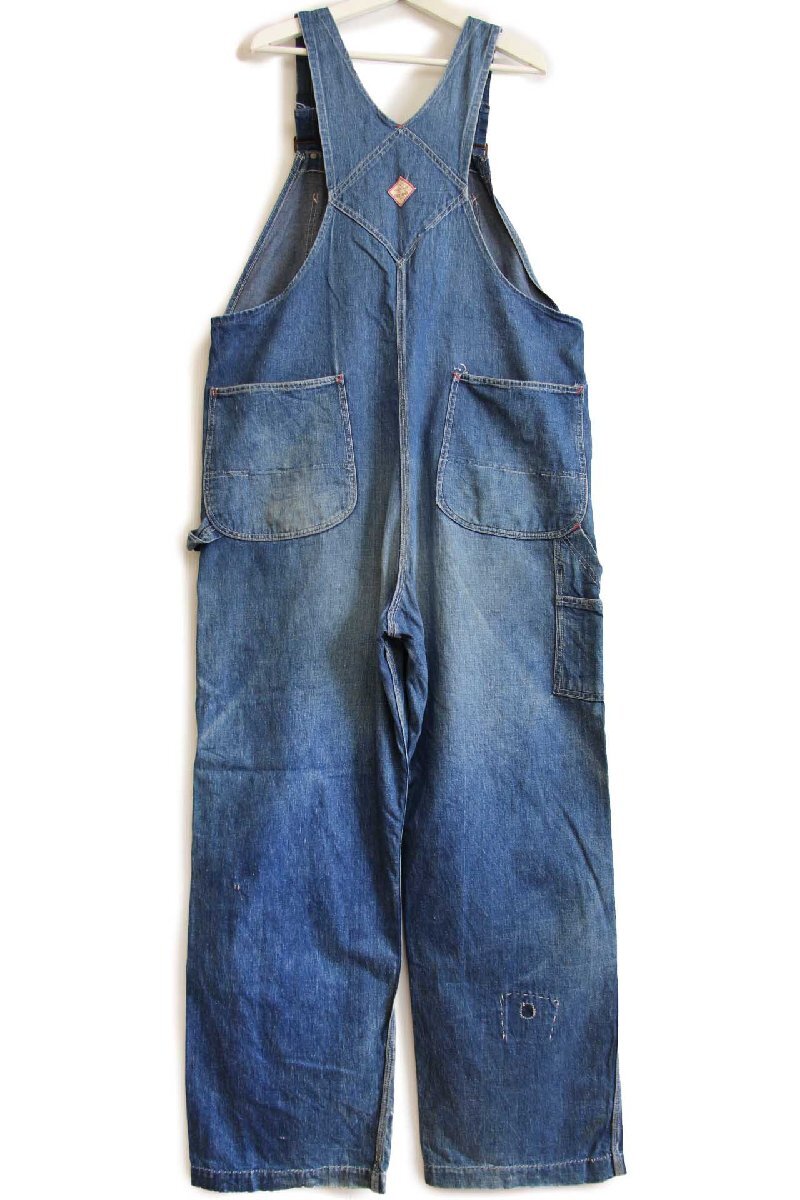 50s USA製 PENNEY'S PAYDAY ダメージ リペア インディゴ デニム