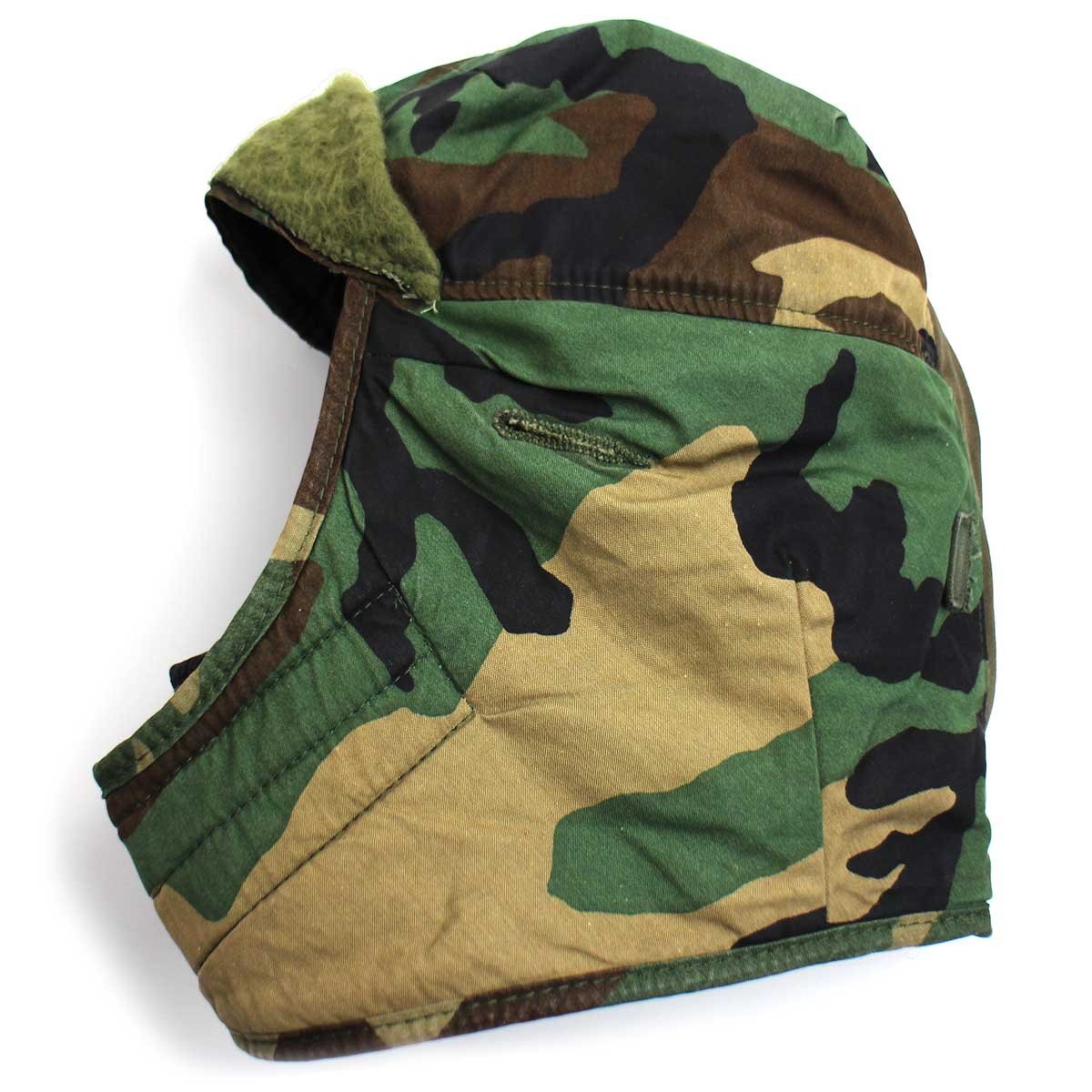 80s 米軍 U.S.ARMY ウッドランドカモ ヘルメットライナー キャップ 7 1