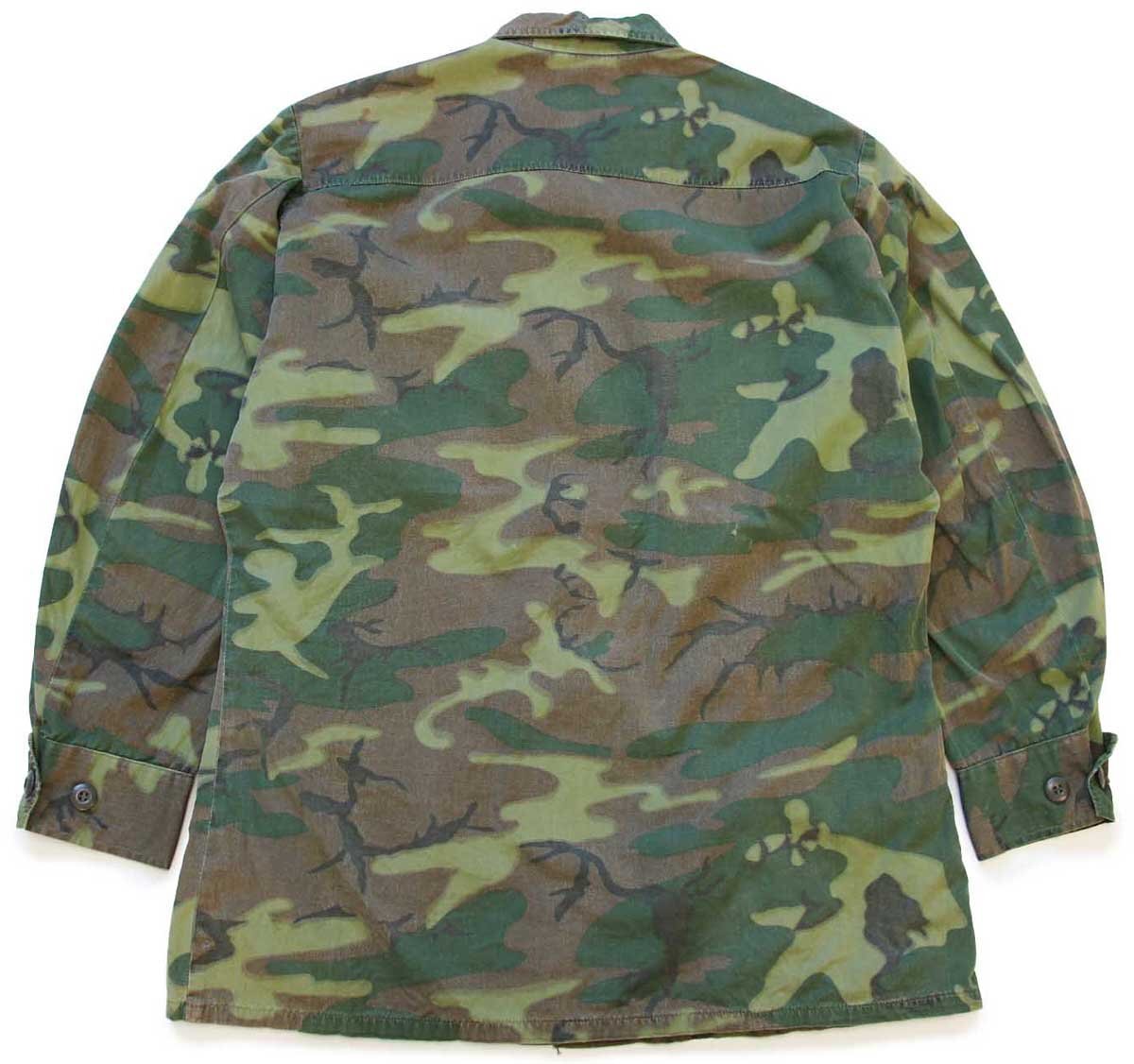 60s 米軍 U.S.ARMY ERDL グリーンリーフカモ ジャングルファティーグ