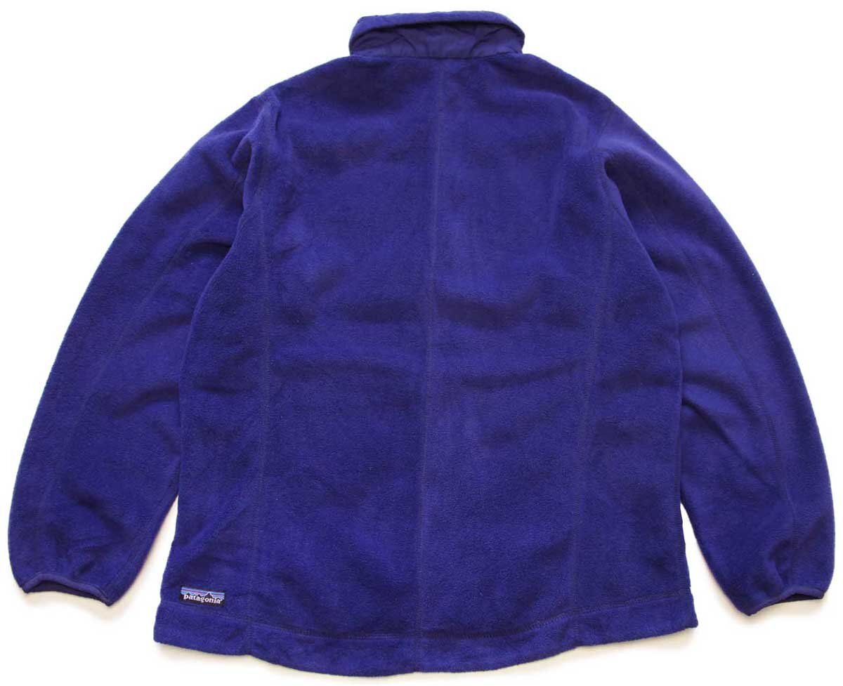 90s USA製 patagoniaパタゴニア シンチラ フリースジャケット 青紫 L