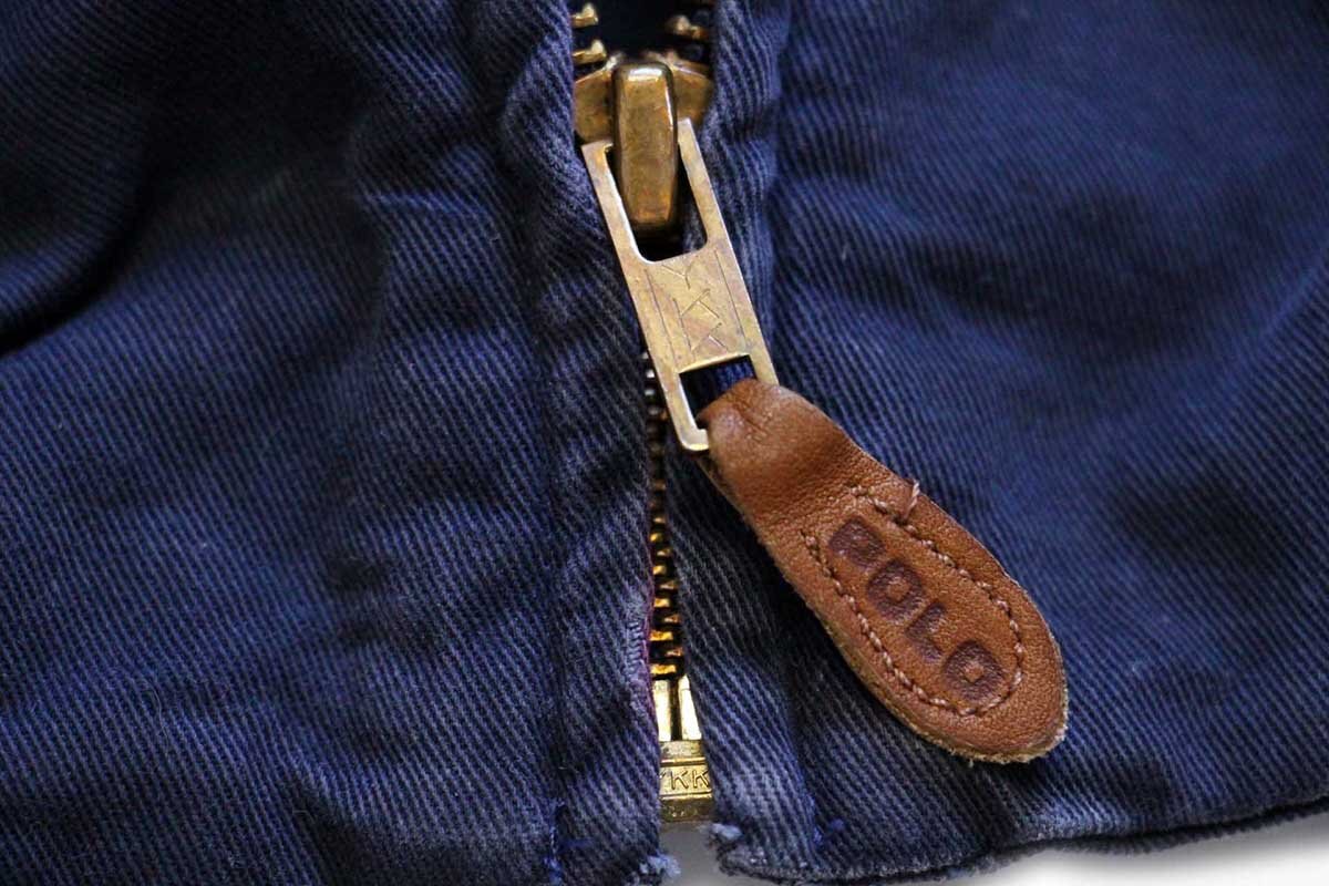 80s USA製 ポロ ラルフローレン ワンポイント チンスト付き コットン