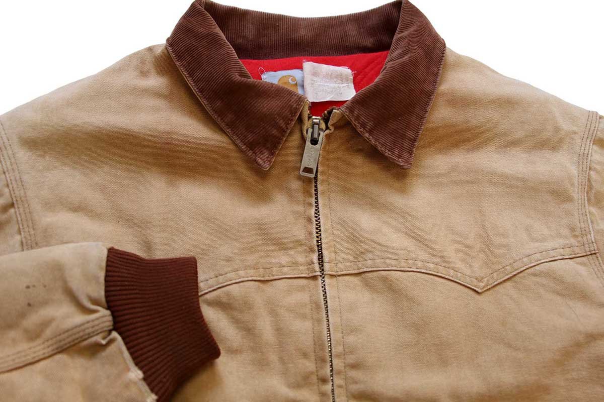 80s USA製 carharttカーハート キルティングライナー ダック地