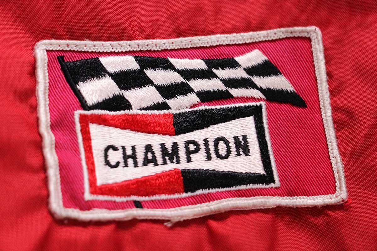 80s CHAMPION SPARK PLUG チャンピオン プラグ チェッカーフラッグ