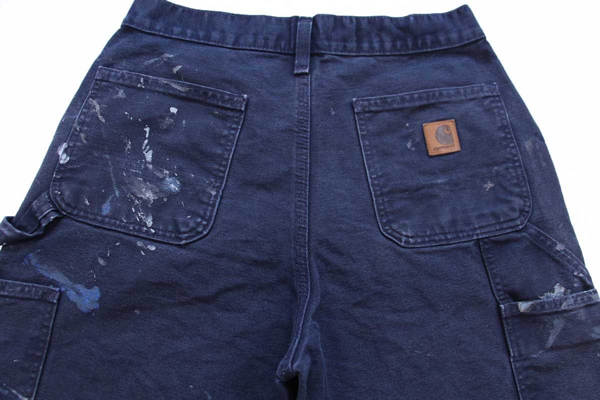 メキシコ製 carharttカーハート ペンキ飛び ダック地 ペインターパンツ
