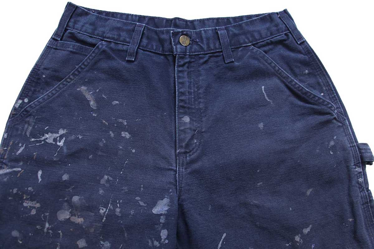 メキシコ製 carharttカーハート ペンキ飛び ダック地 ペインターパンツ