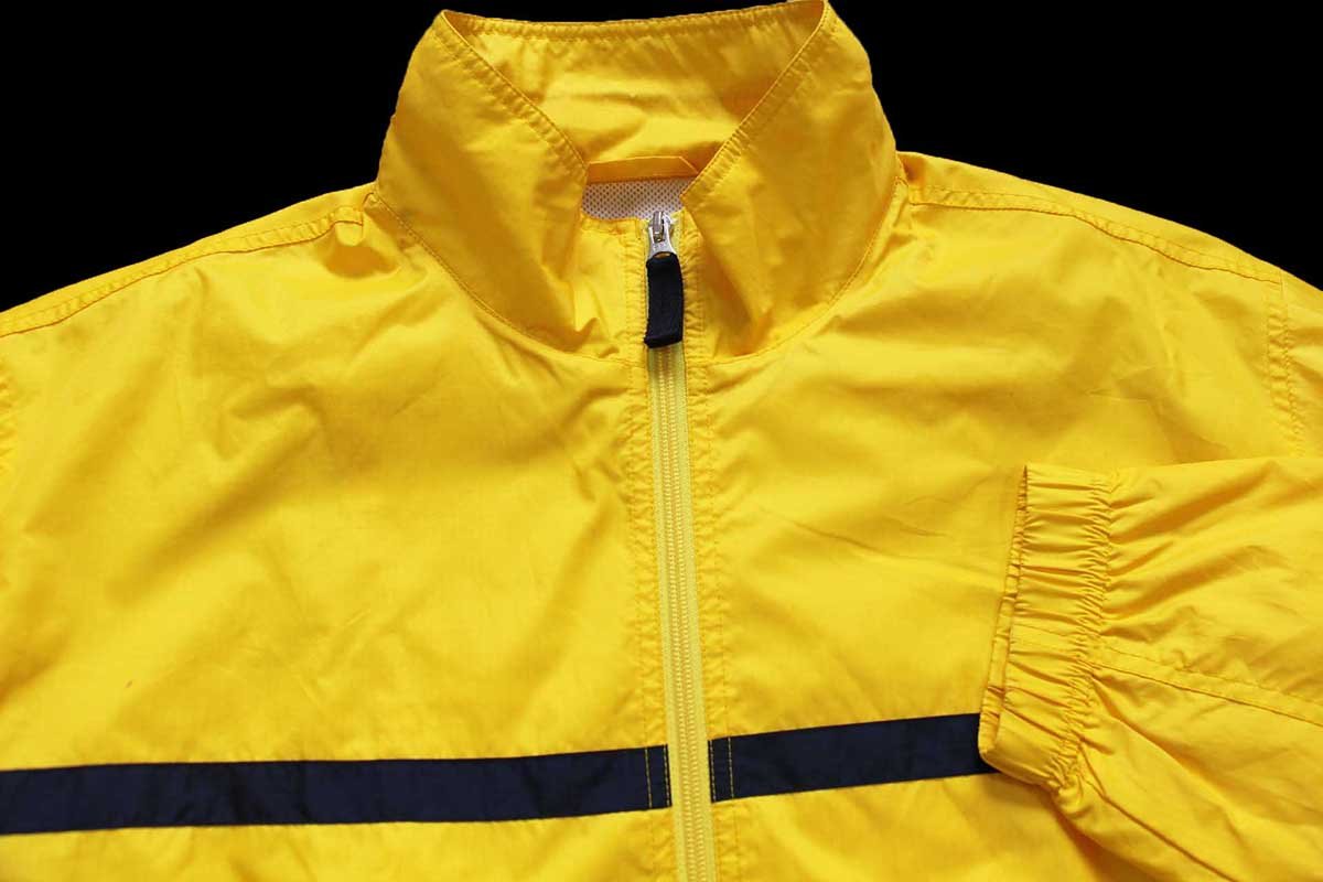 00s GAPギャップ ライン入り ナイロンジャケット 黄 L - Sixpacjoe Web