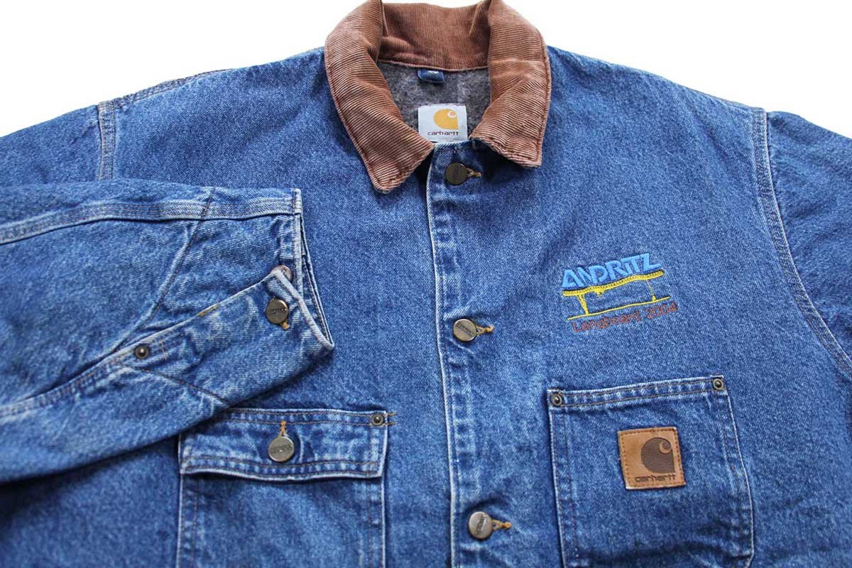 00s USA製 carharttカーハート ANDRITZ 刺繍 ブランケットライナー