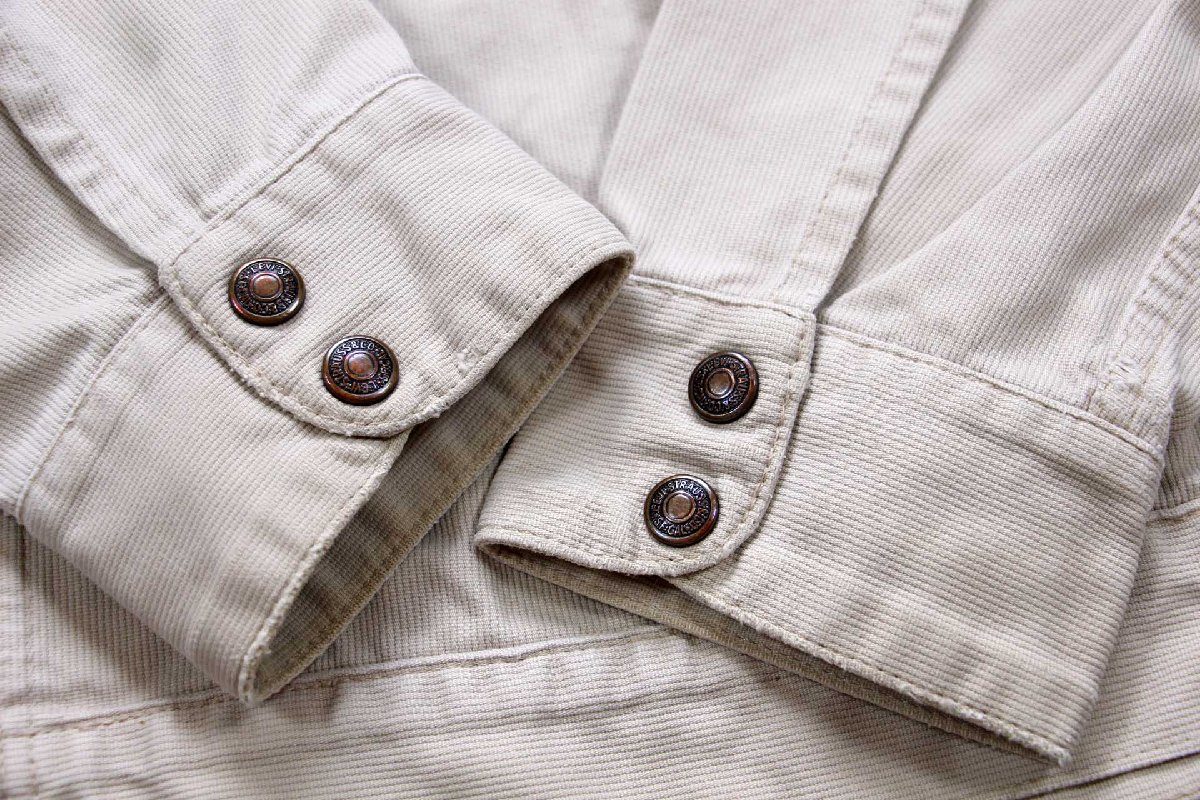90s Levi'sリーバイス WHITE TAB JACKETS 70519 コットン ピケ ワーク