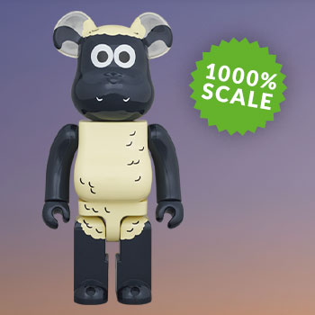 Be@rbrick Shaun the Sheep 1000% Collectible Figure by Medicom
