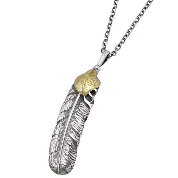 K-SMITH(ケースミス) ハートフェザー シルバー ネックレスを販売。商品