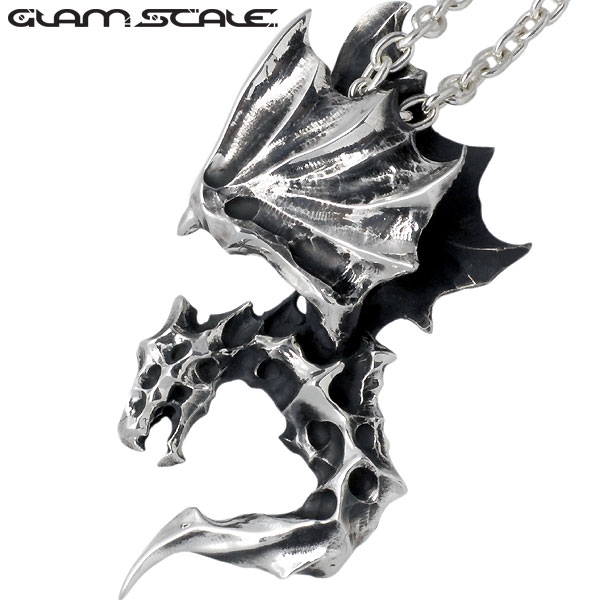 GLAM SCALE (グラムスケイル) ドラゴン シルバー ネックレス チェーン