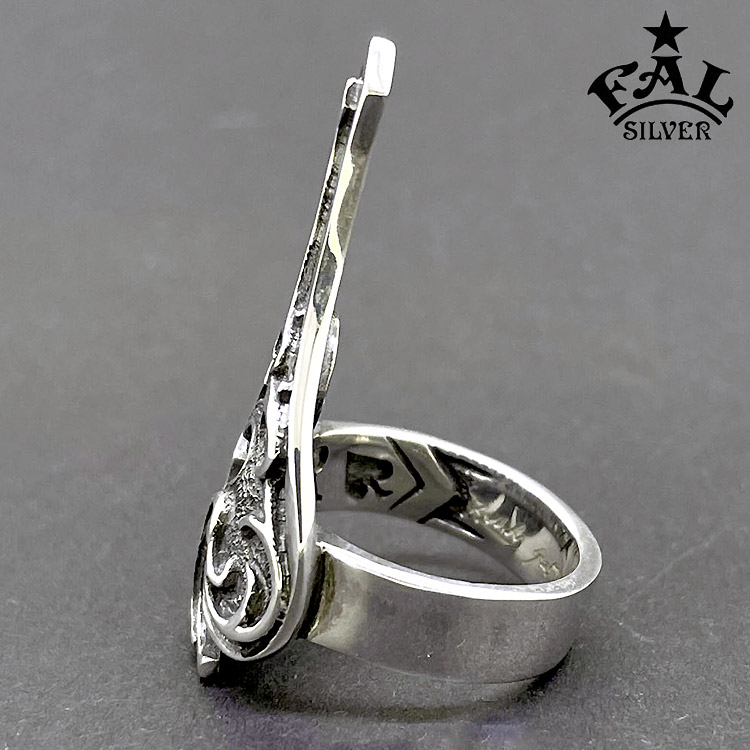 エフエーエル F.A.L FAL シルバー リング Destiny arrow スペード