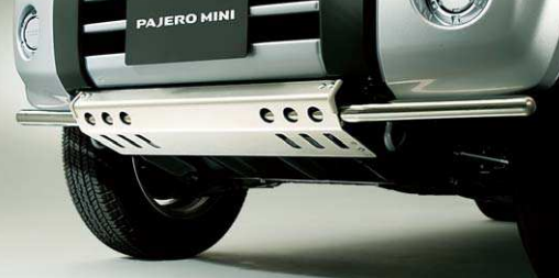 フロントスキッドプレート（アンダーバー付） 国内三菱純正OP 10%OFF