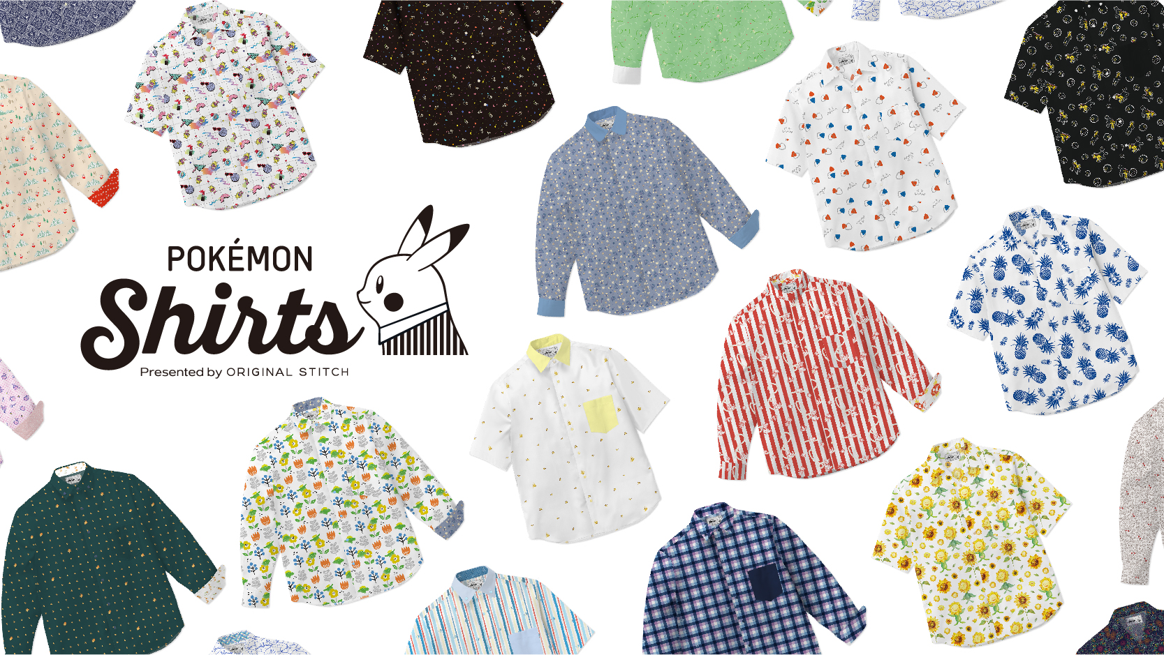 Original Stitch Pokemon Shirts Now Include Johto Pokemon Prints