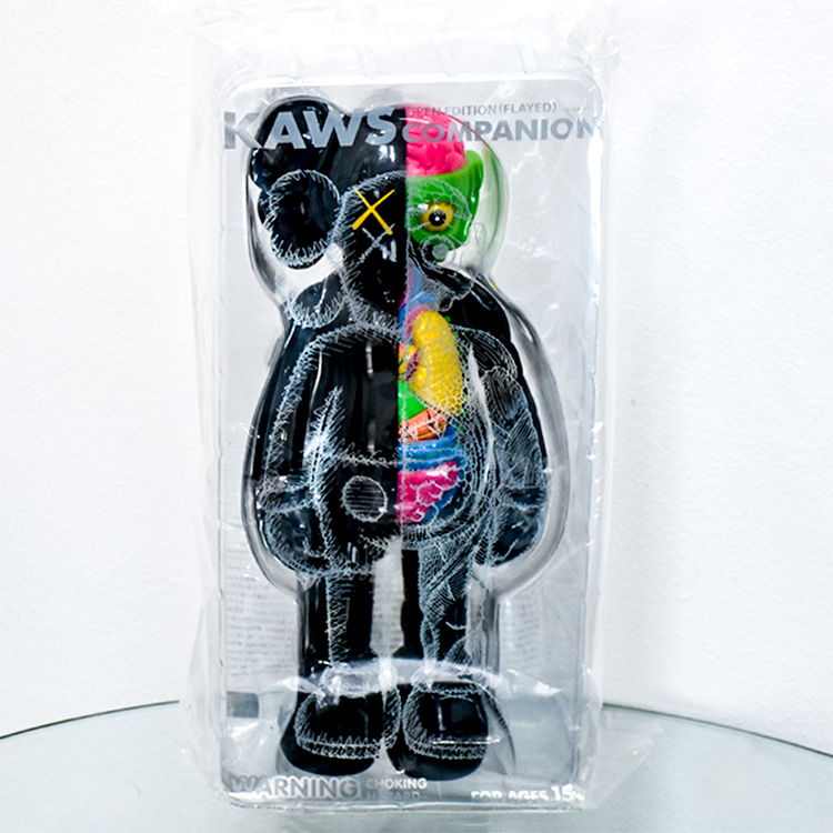 Kaws Companion (Black Flayed) • Silverback Gallery