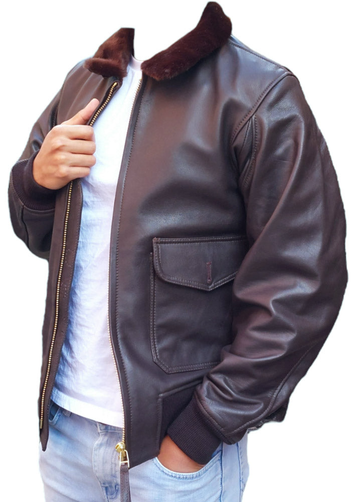 G1 LEATHER FLIGHT JACKET MK2 | Silvermans