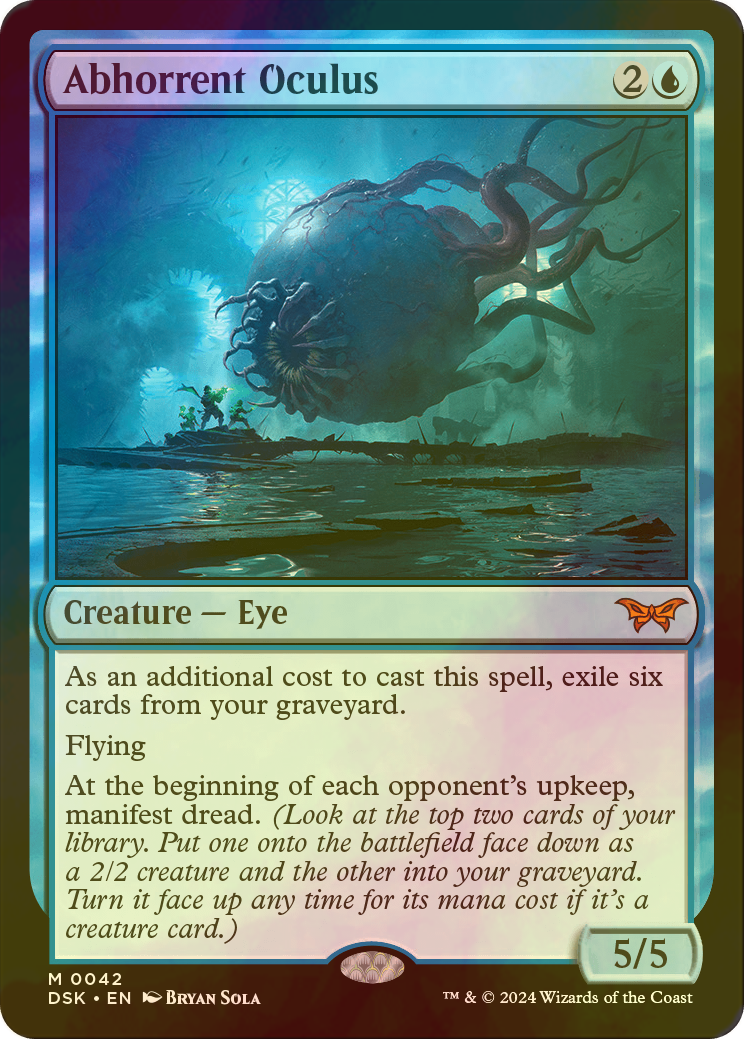 忌まわしき眼魔【DSK】 英語、4枚セット 忌まわしき眼魔/Abhorrent 4枚