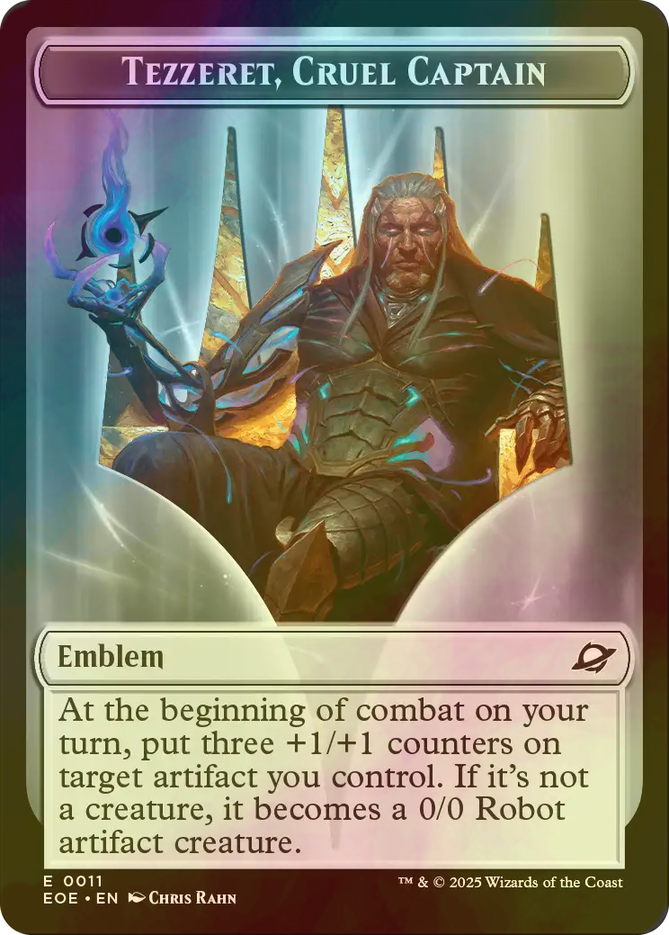 FOIL] 冷酷な船長、テゼレット/TEZZERET, CRUEL CAPTAIN & ロボット
