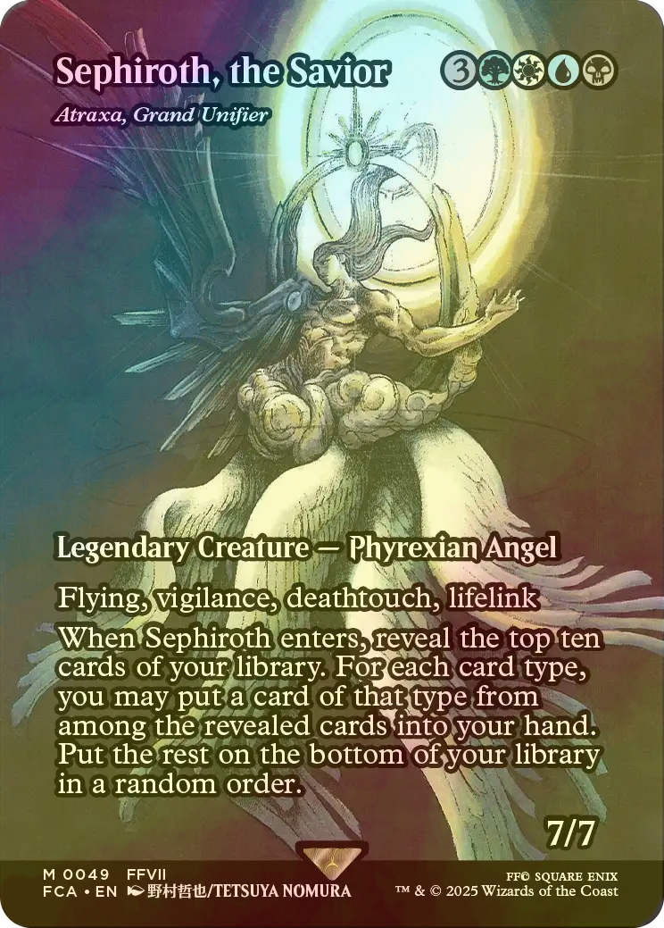 救済者、セフィロス/Sephiroth, the Savior 日本語foil