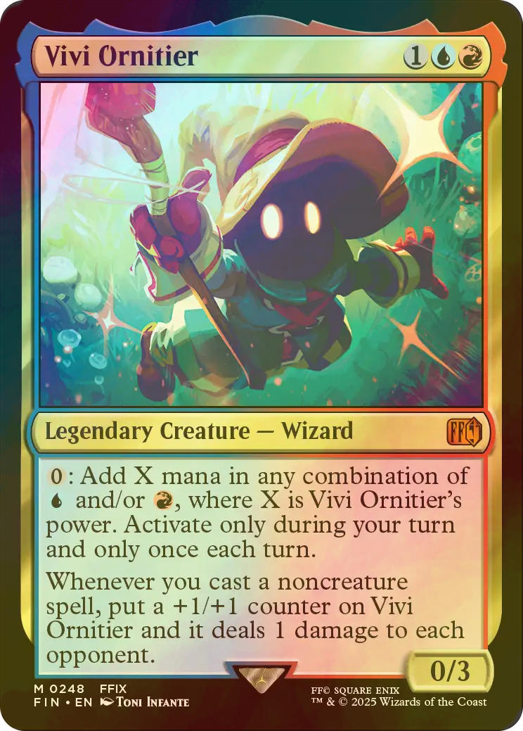 MTG】迷える黒魔道士、ビビ 日本語版 FIN)迷える黒魔道士、ビビ(0248