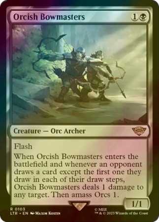 オークの弓使い 英語 ボーダーレスFOIL オークの弓使い 英語 ボーダー