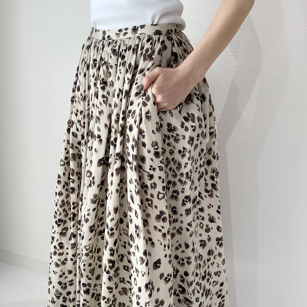 レオパードプリントスカート | SINME