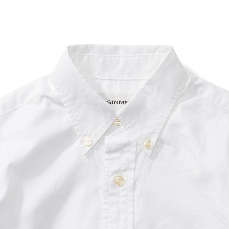 オックスフォードボタンダウンシャツ ホワイト | SINME