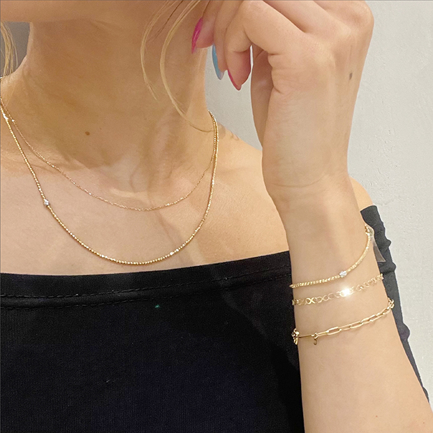 DIAMOND MICRO GLITTER NECKLACE(5ZN0072)｜SJX公式ONLINE STORE